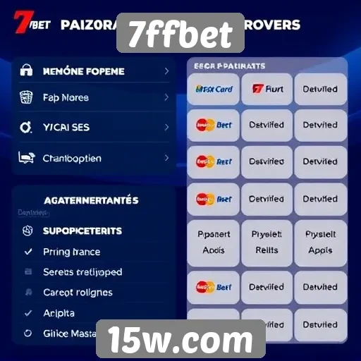 Métodos de pagamento no 7ffbet